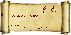 Chladek Laura névjegykártya